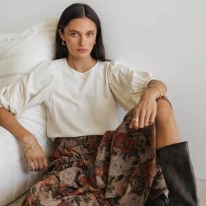 ICONS Femme puff sleeve blouse S New